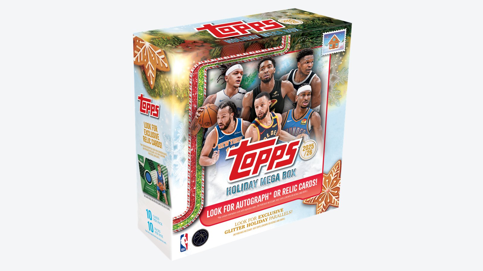 2025-26 Topps Holiday Basketball 박스 가이드, 크리스마스 옷을 입은 플래그십