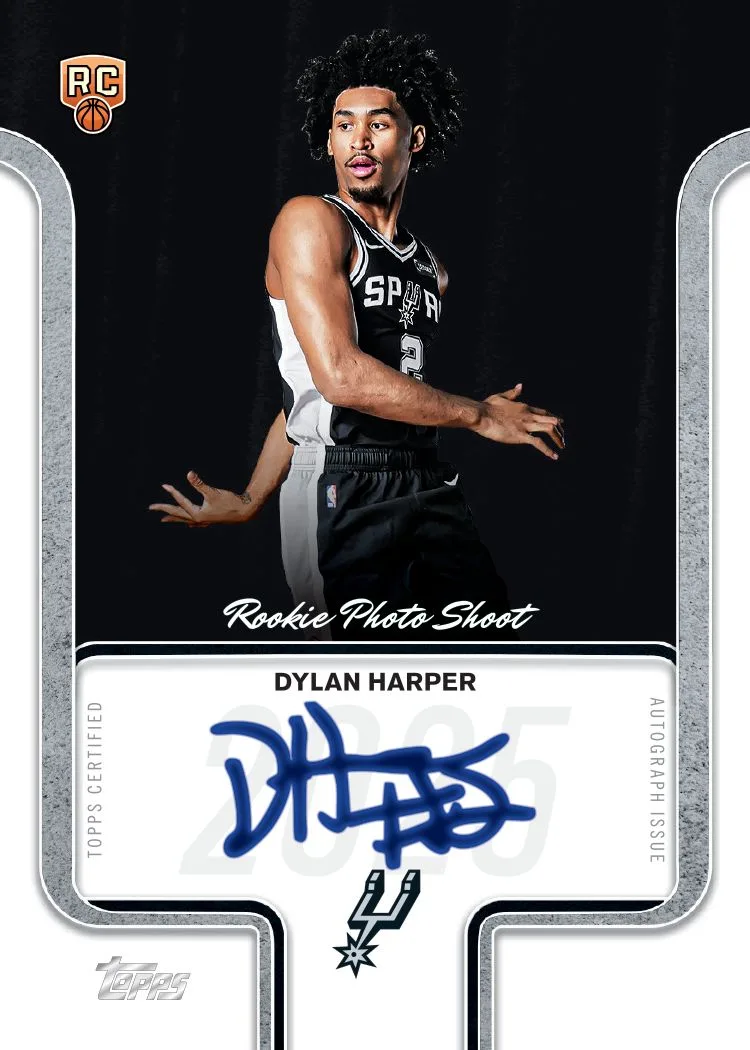 Dylan Harper Rookie Photo Shoot Autographs 카드
