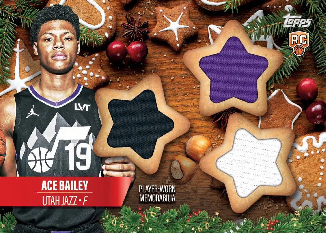 Ace Bailey Player Holiday Shaped Relics 카드